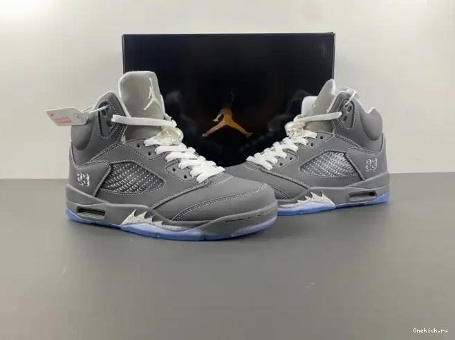 One Kick Grey 5 Wolf 136027-005 Jordan Retro Air 0701
